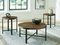Crosstrail Brown Occasional Table Set (Set of 3)