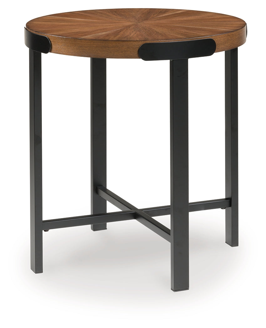 Crosstrail Brown Occasional Table Set (Set of 3)