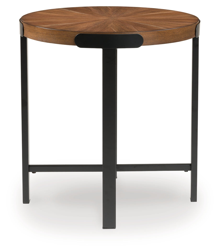 Crosstrail Brown Occasional Table Set (Set of 3)
