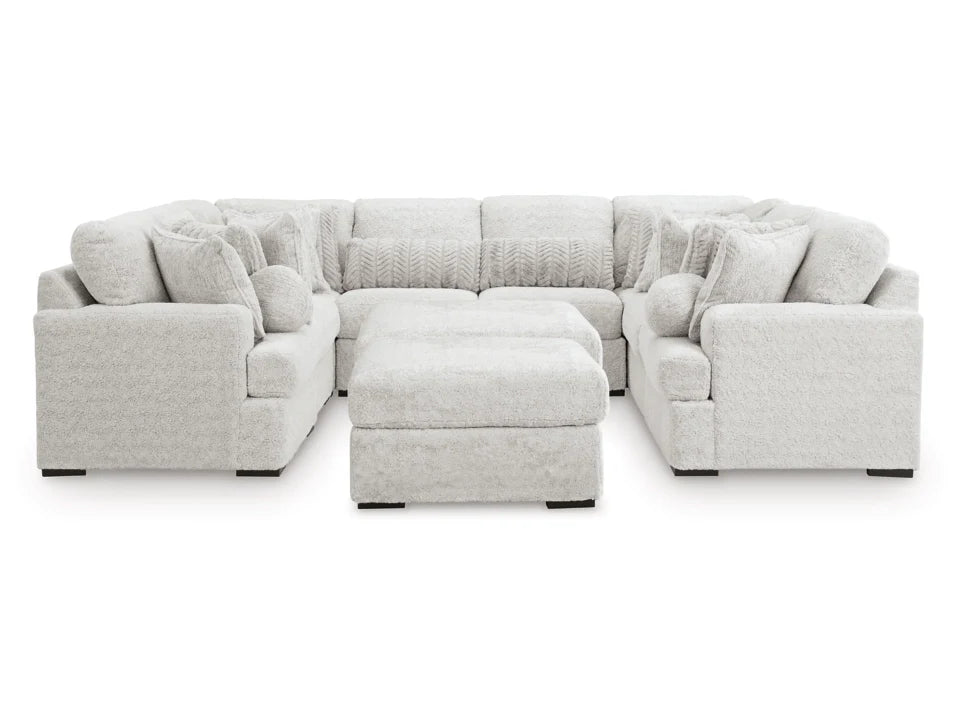 Cuddle Plush Arctic 10-Piece Sectional