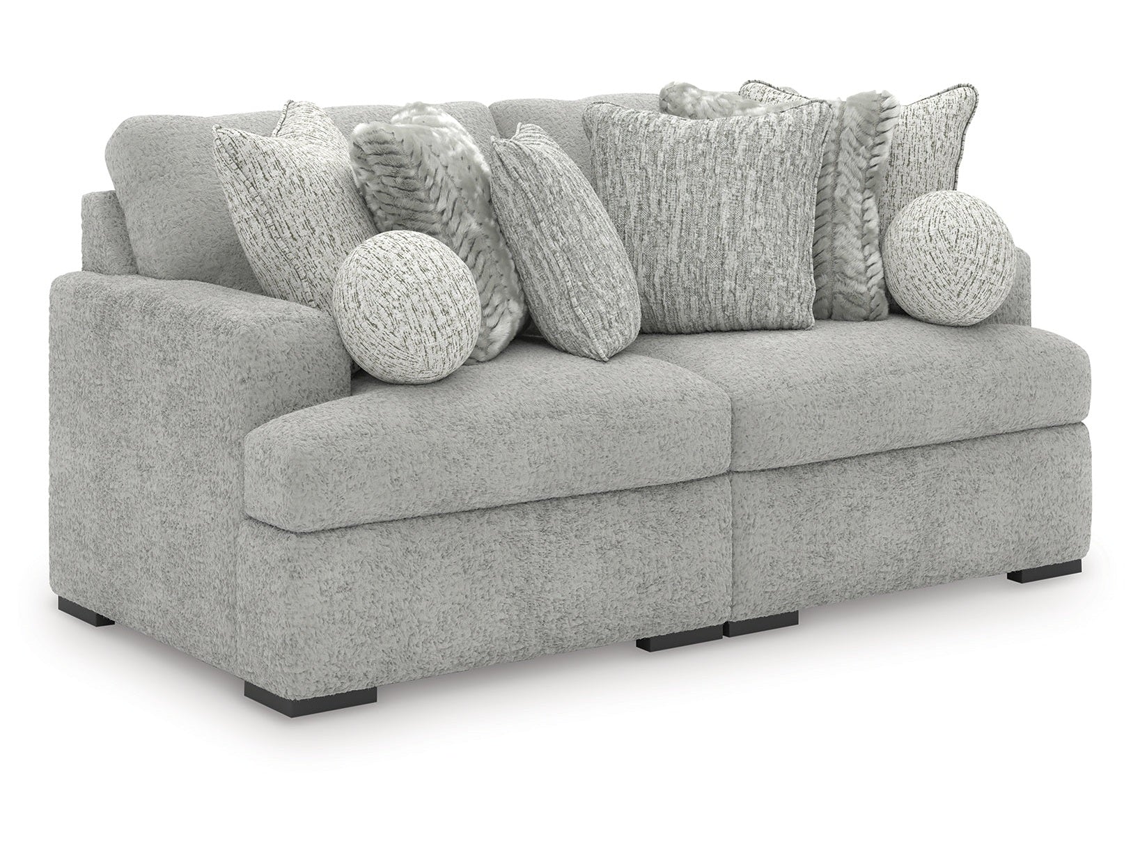 Cuddle Plush Arctic 2-Piece Sectional