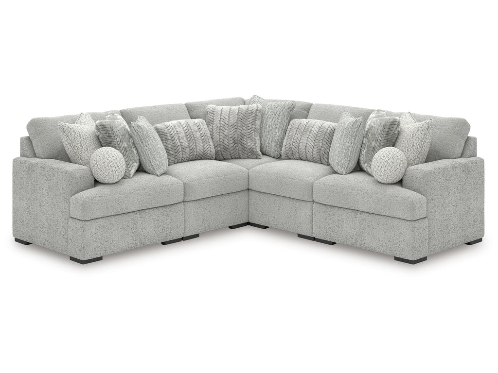 Cuddle Plush Arctic 5-Piece Sectional