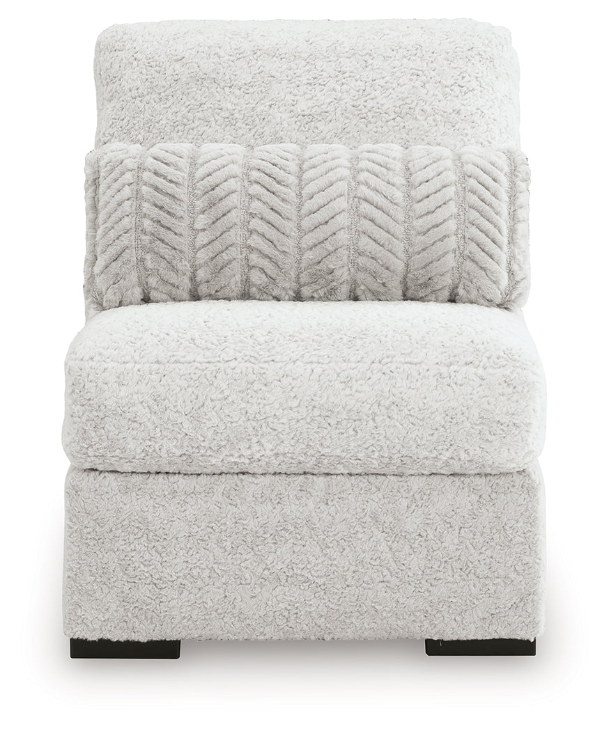 Cuddle Plush Arctic 5-Piece Sectional with Chaise