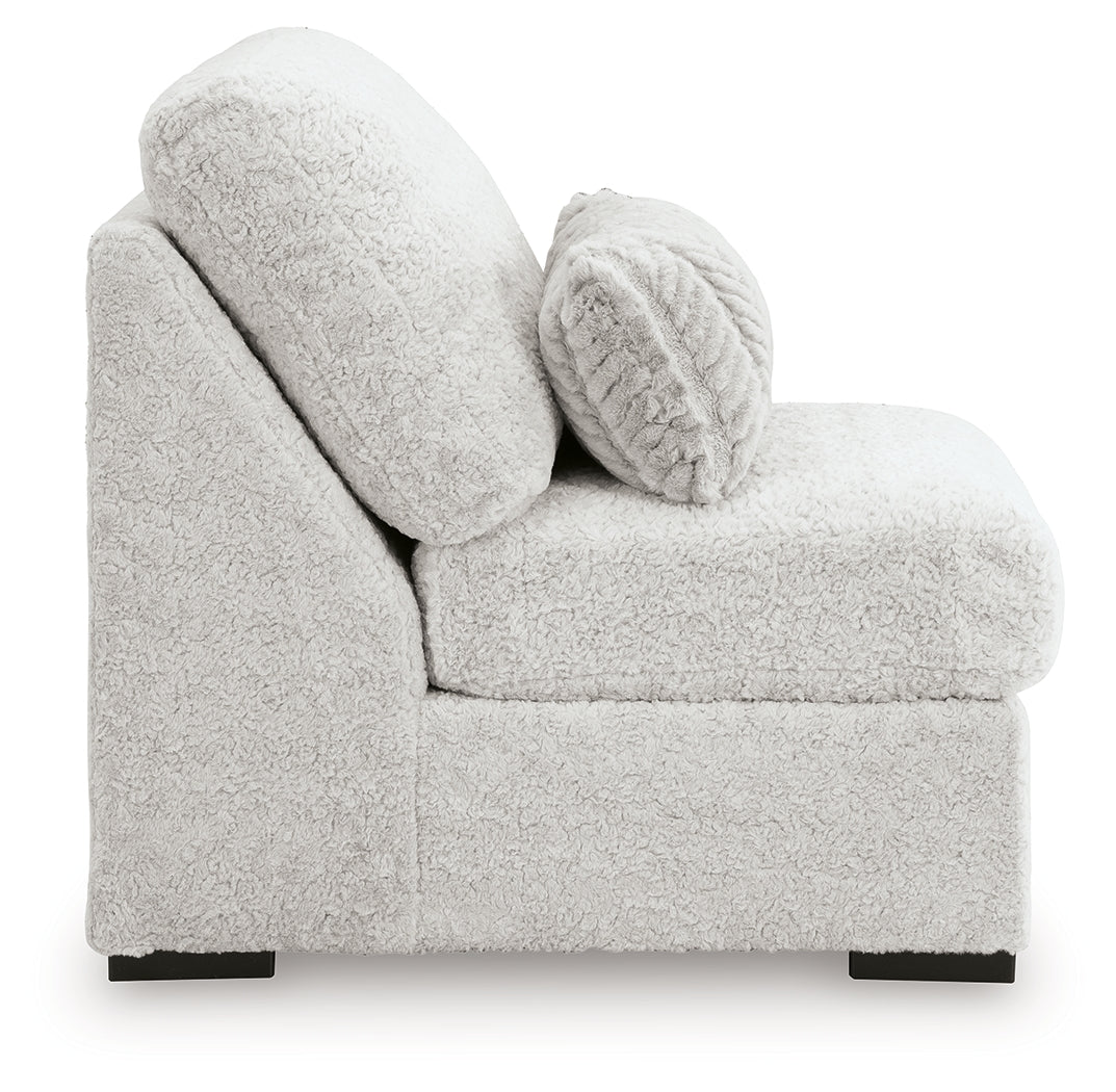 Cuddle Plush Arctic 5-Piece Sectional with Chaise