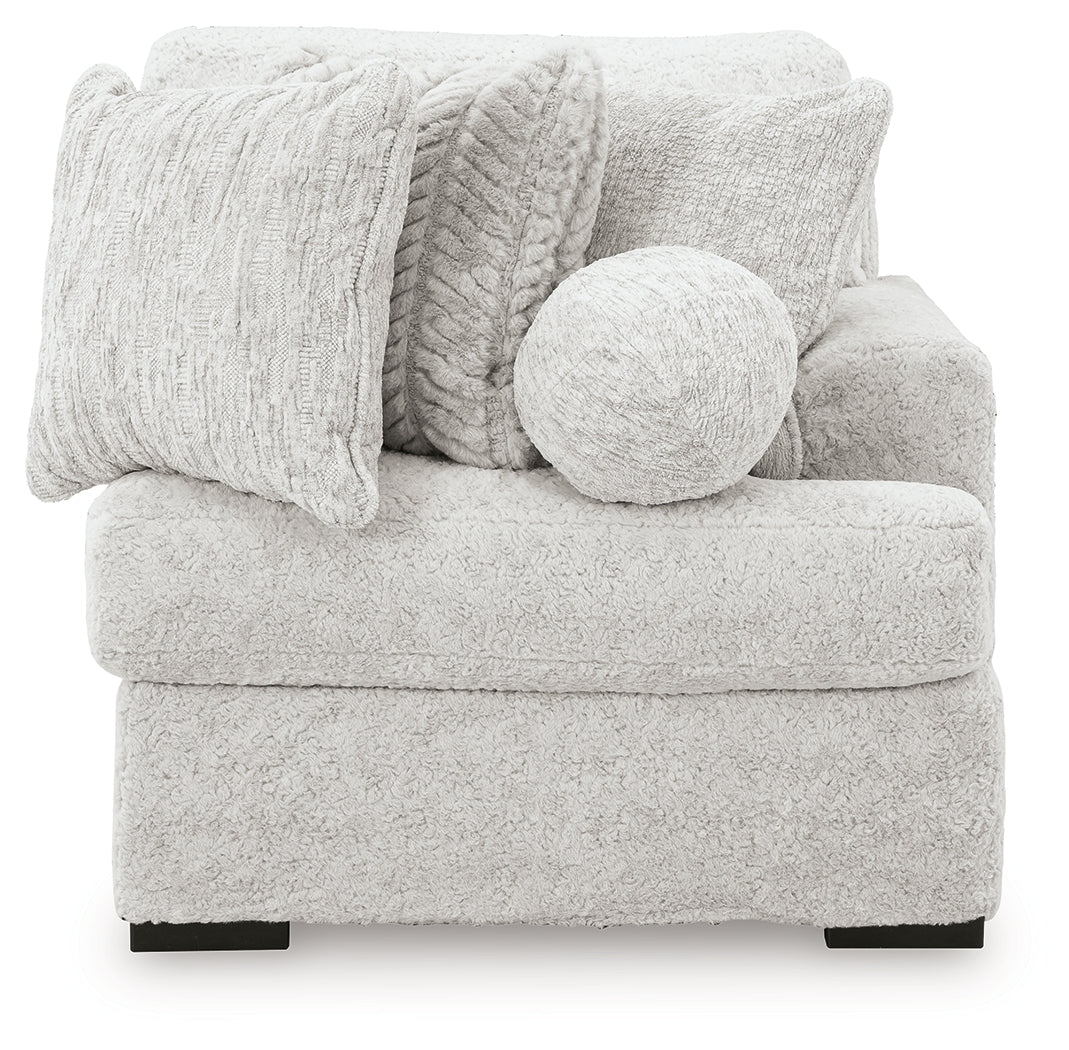Cuddle Plush Arctic 5-Piece Sectional with Chaise