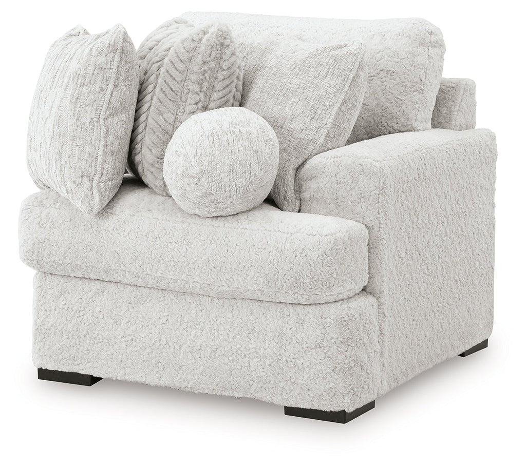 Cuddle Plush Arctic 5-Piece Sectional with Chaise