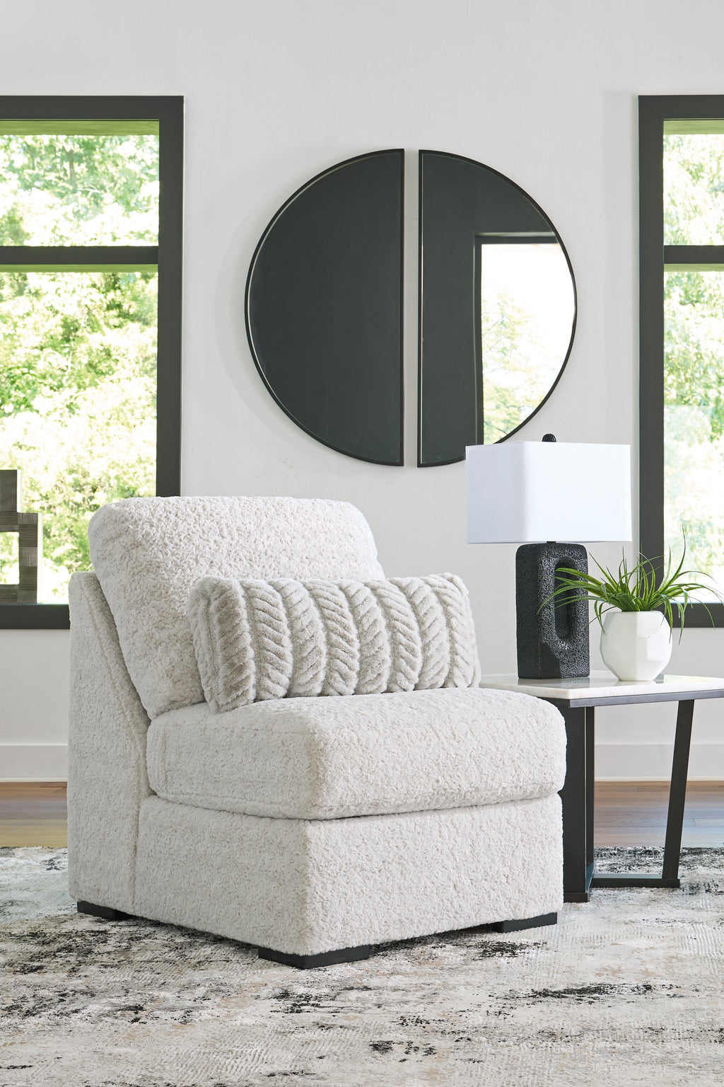 Cuddle Plush Arctic 5-Piece Sectional with Chaise