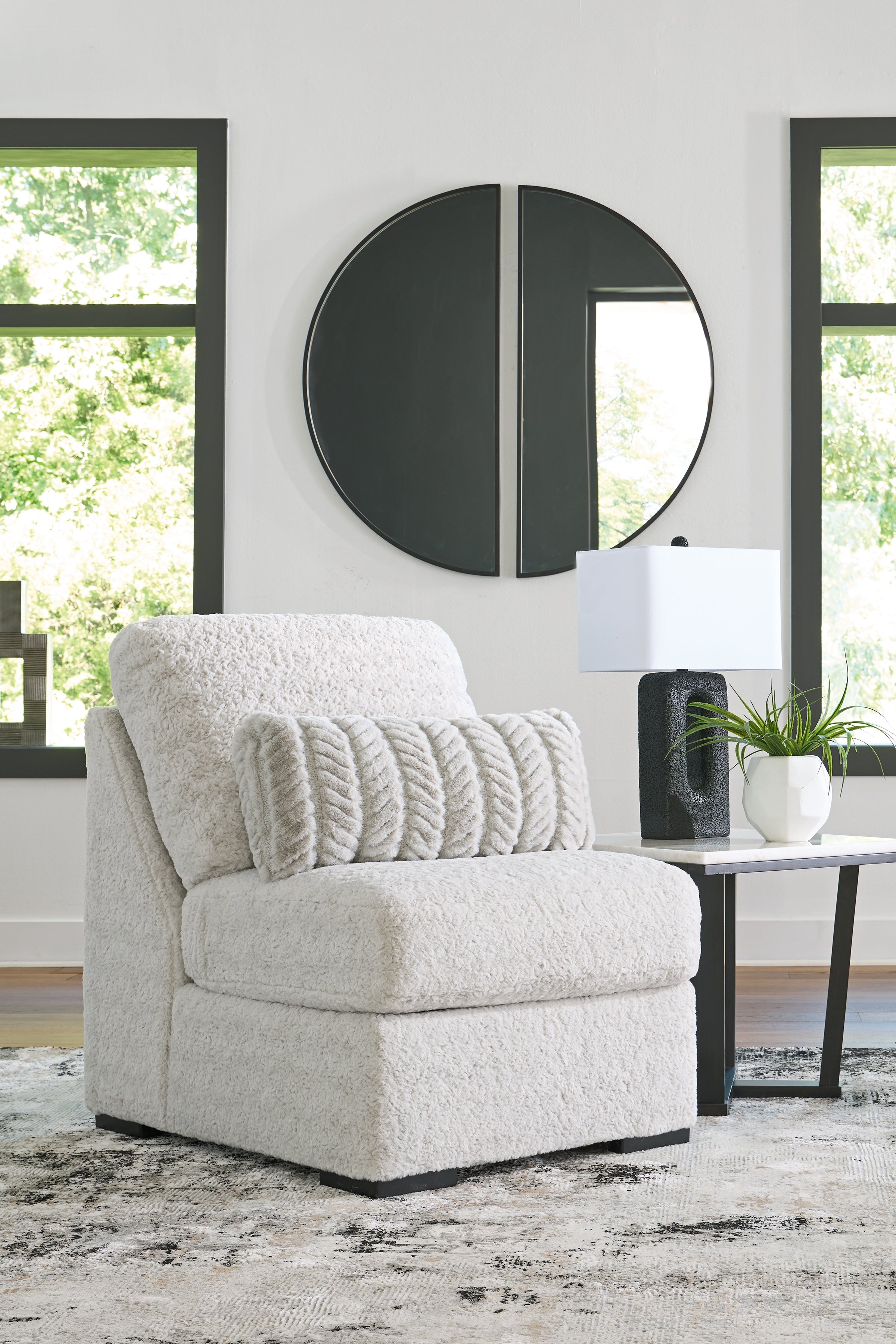 Cuddle Plush Arctic 5-Piece Sectional with Chaise