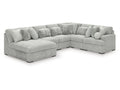 Cuddle Plush Arctic 6-Piece Sectional with Chaise