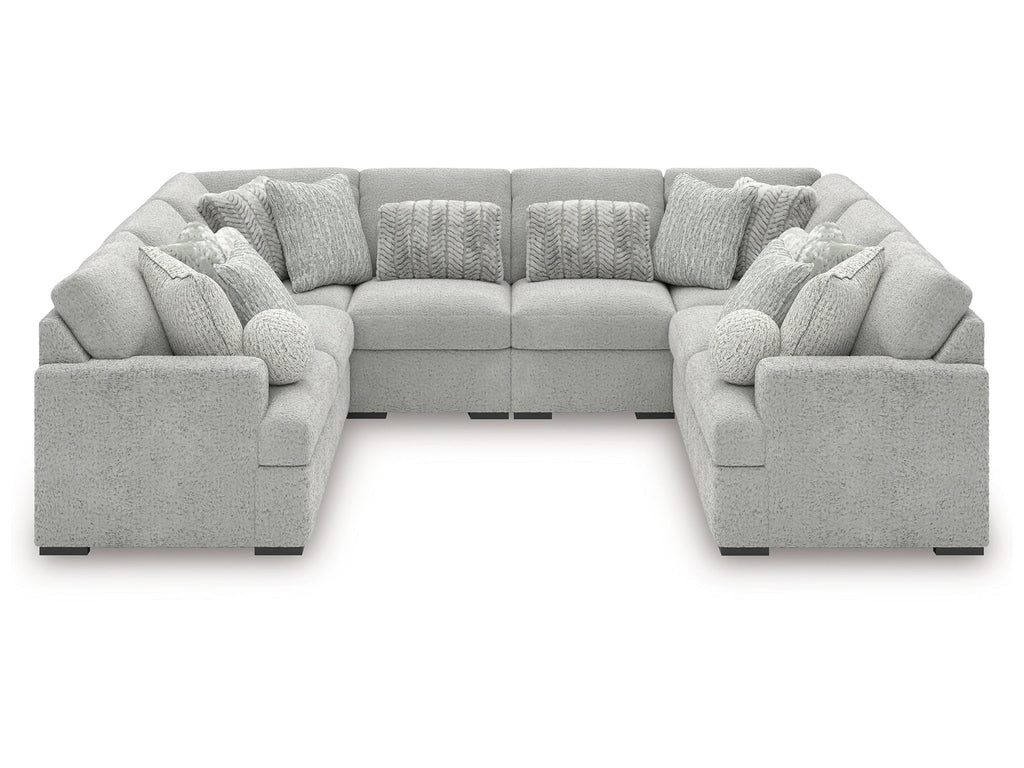 Cuddle Plush Arctic 8-Piece Sectional