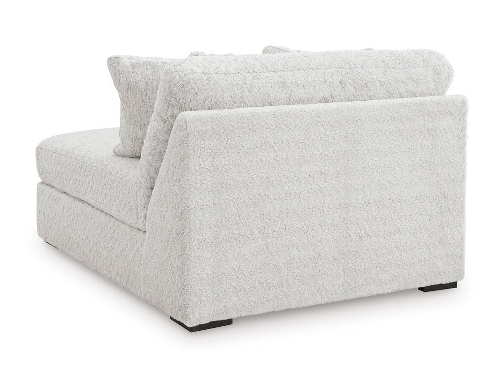 Cuddle Plush Arctic Oversized Armless Chaise