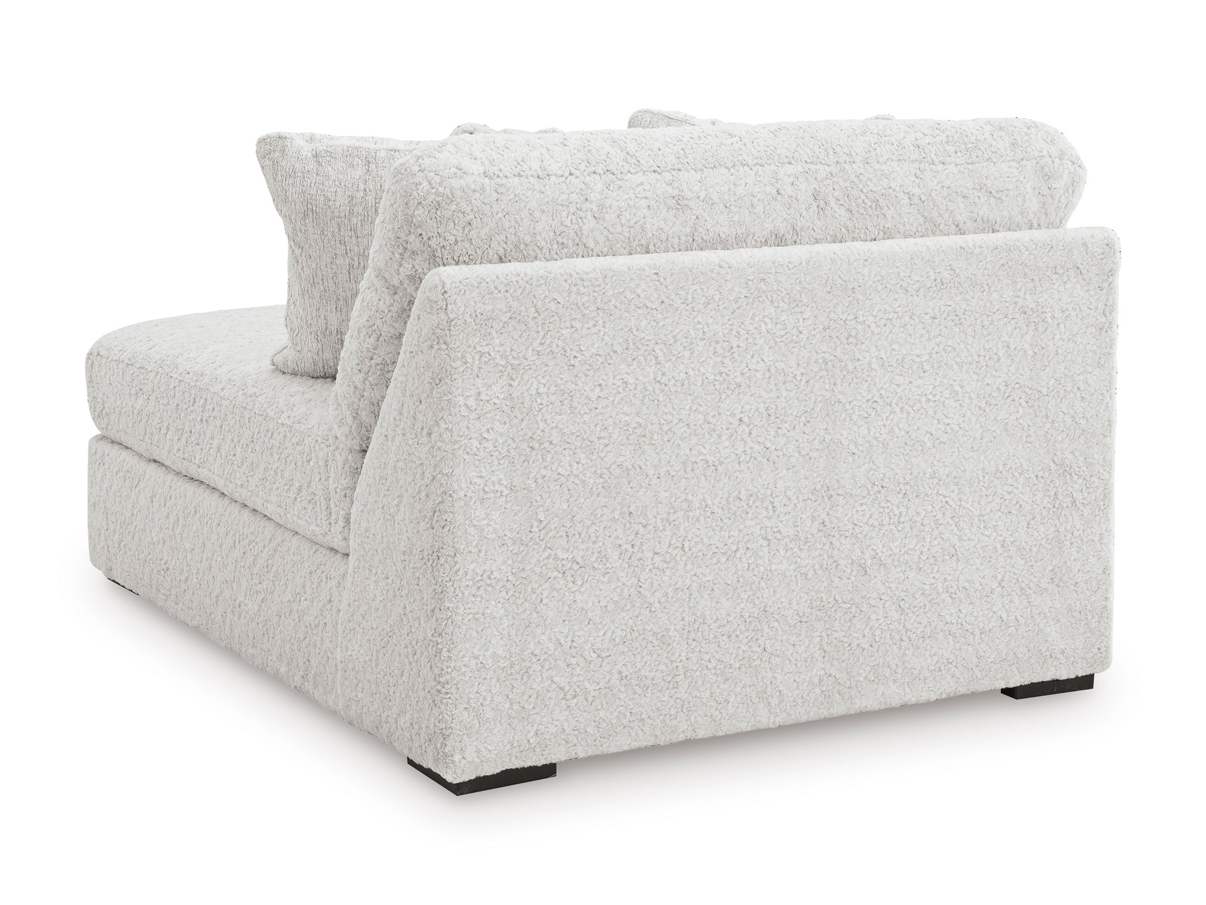 Cuddle Plush Arctic Oversized Armless Chaise