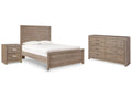 Culverbach Full Panel Bedroom Set with Dresser and Nightstand
