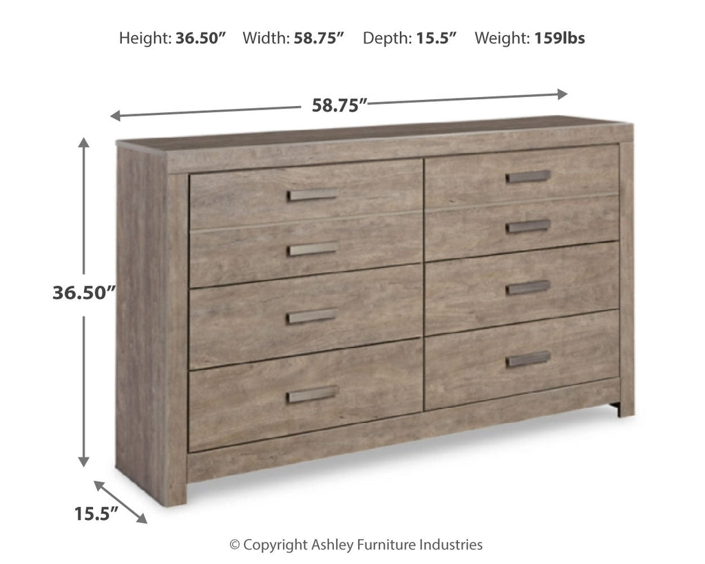 Culverbach Full Panel Bedroom Set, Gray