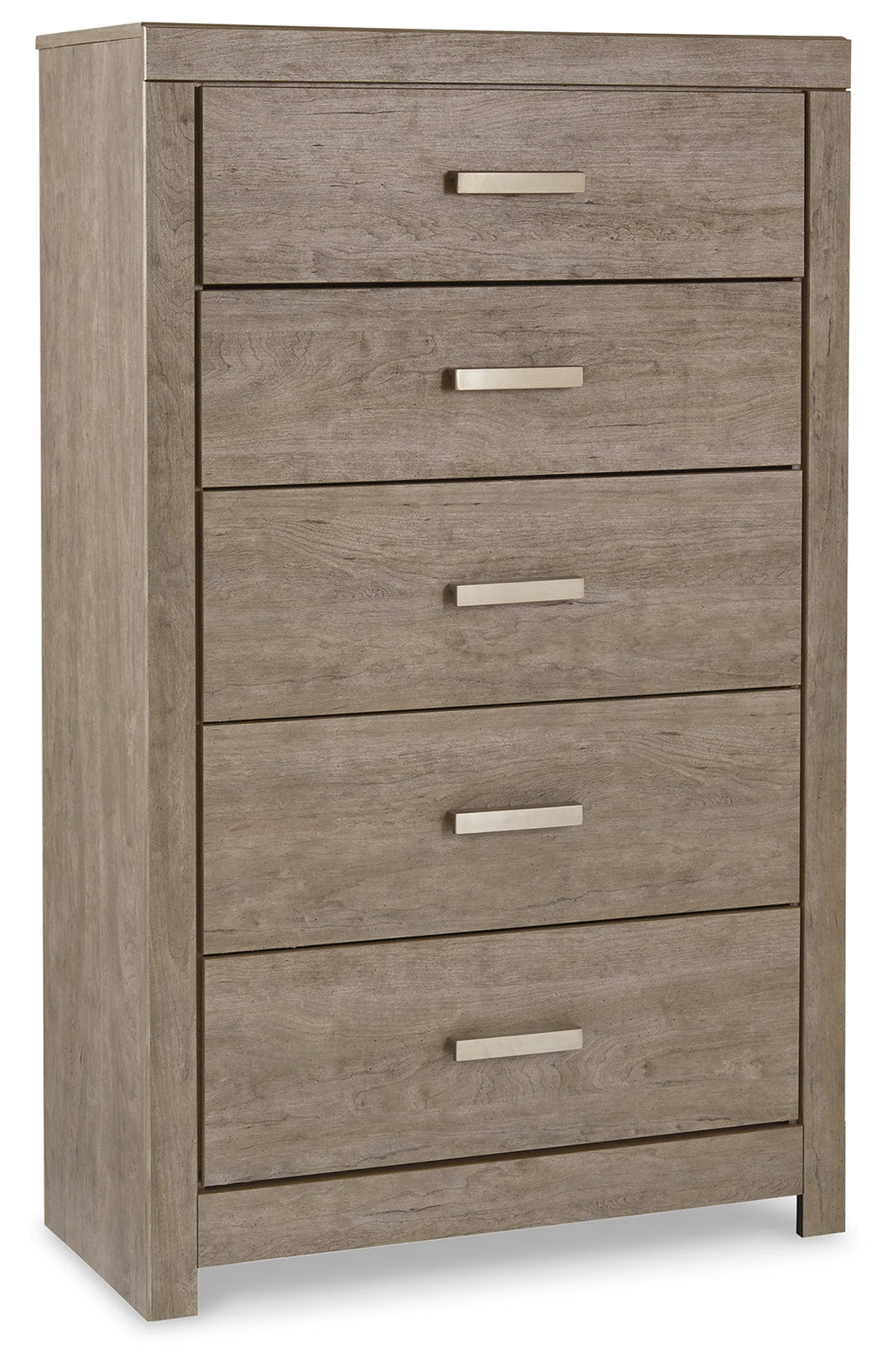 Culverbach Gray King Panel Bed & Dresser & Mirror & Chest