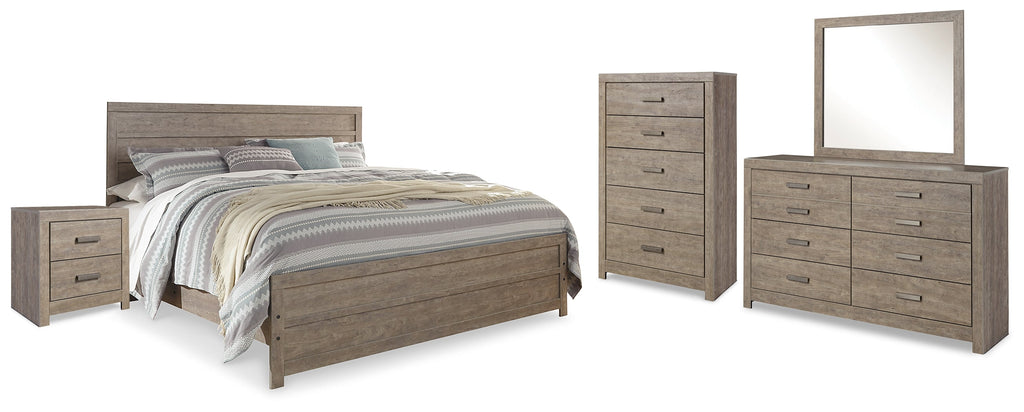 Culverbach King Panel Bedroom Set, Gray