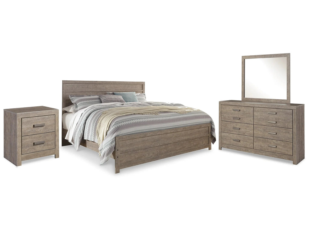 Culverbach King Panel Bedroom Set, Gray