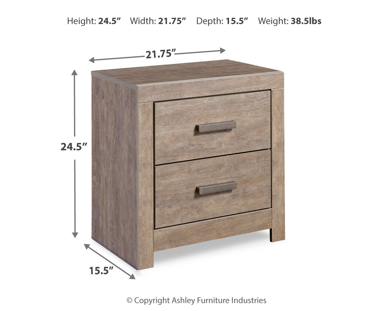 Culverbach Queen Panel Bedroom Set, Gray