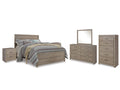 Culverbach Queen Panel Bedroom Set, Gray