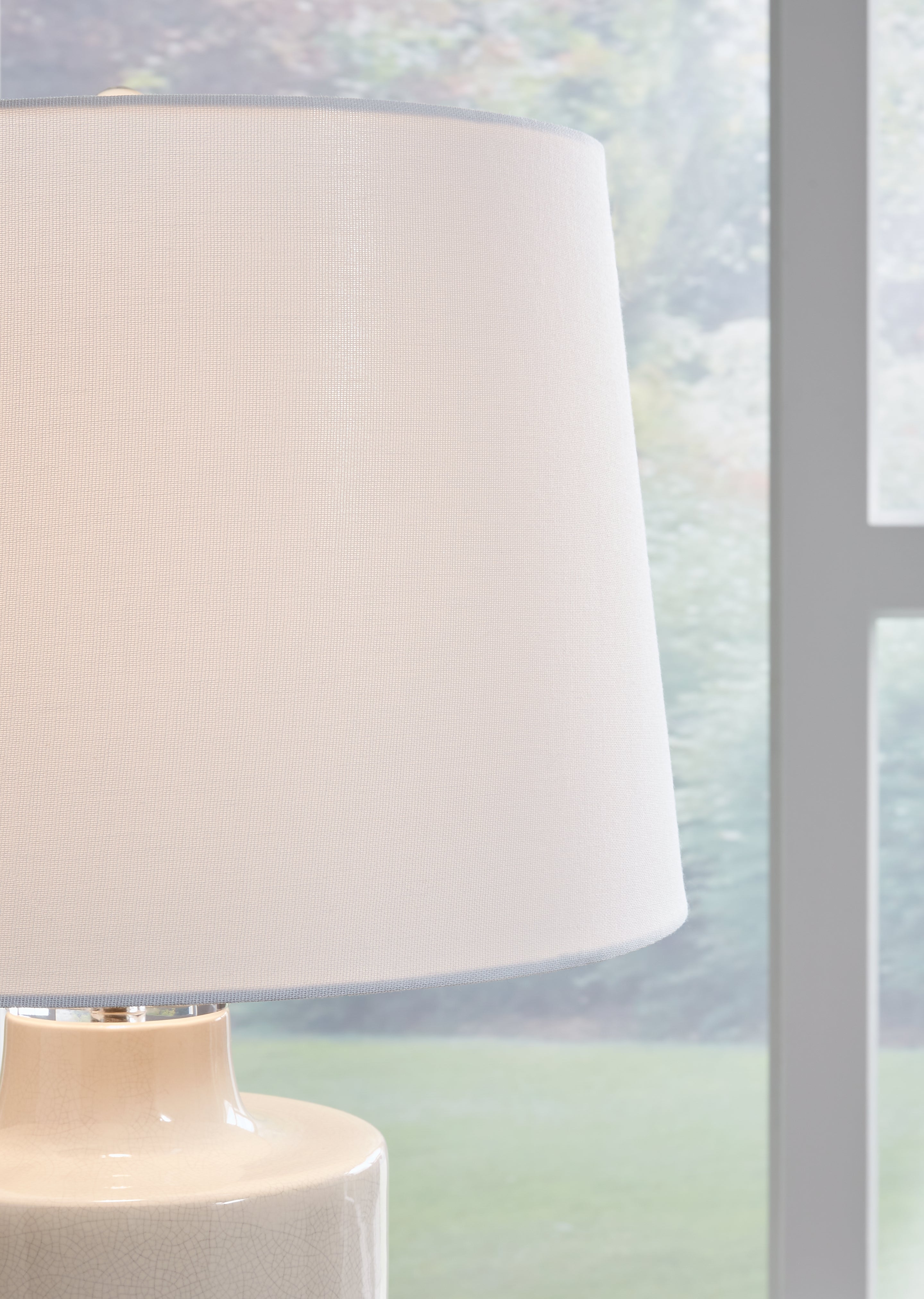 Cylener Off White Table Lamp (Set of 2)