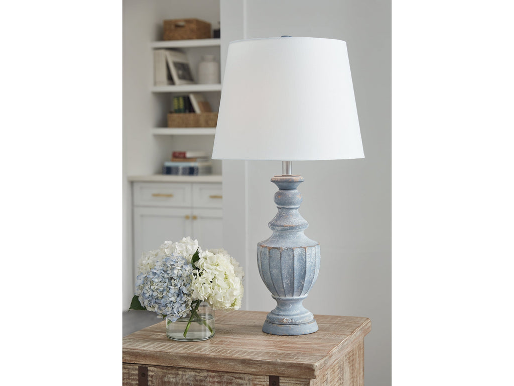Cylerick Antique Blue Table Lamp (Set of 2)