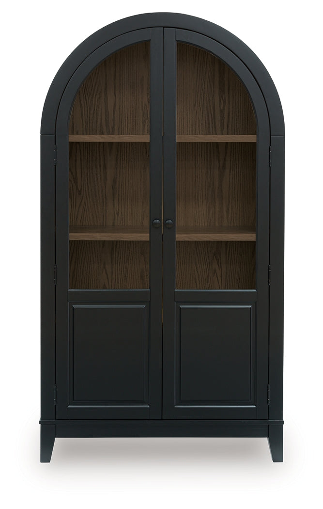 Dagandale Black/Natural Accent Cabinet