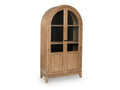 Dagandale Natural/Black Accent Cabinet