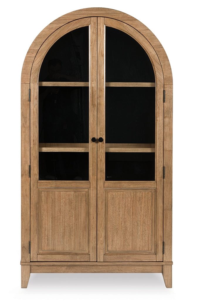 Dagandale Natural/Black Accent Cabinet