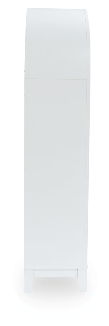 Dagandale White/Natural Accent Cabinet