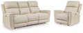 Dahlmoore Almond Power Reclining Sofa and Power Recliner