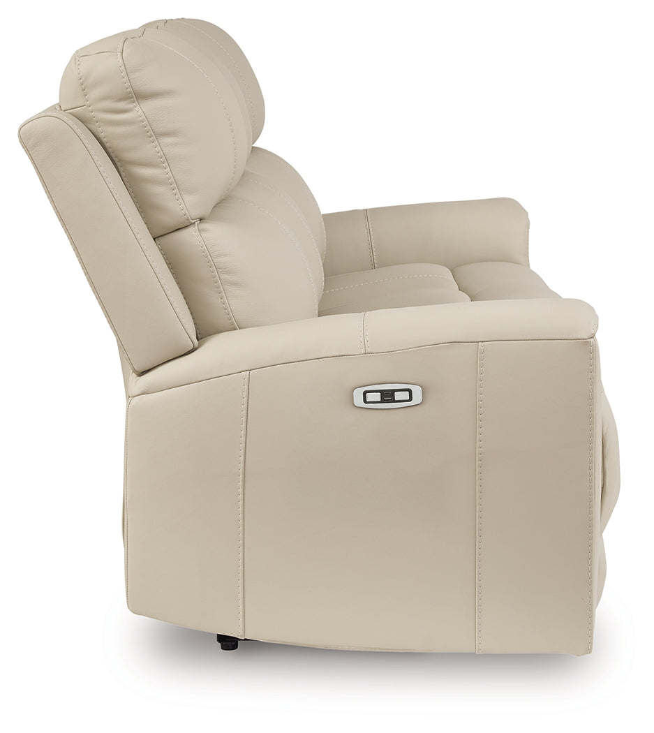 Dahlmoore Almond Power Reclining Sofa and Power Recliner