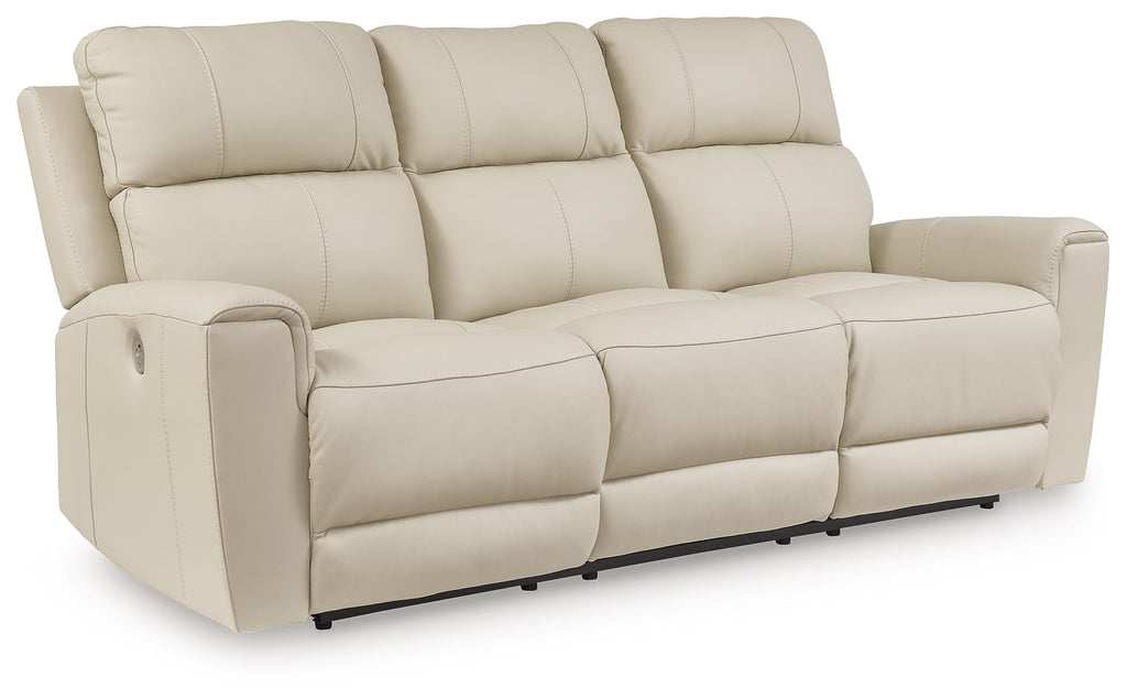 Dahlmoore Almond Reclining Power Sofa