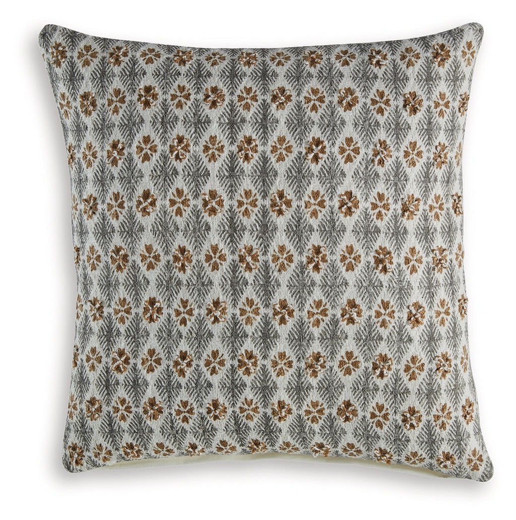Dainwick White/Gray/Brown Pillow (Set of 4)