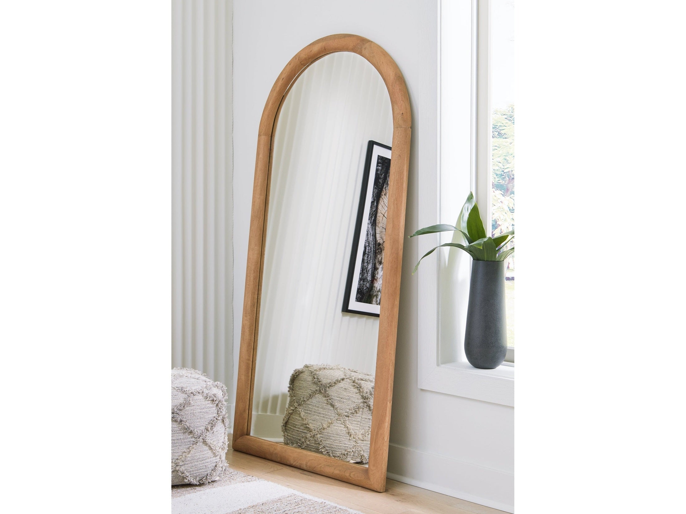 Dairville Brown Floor Mirror