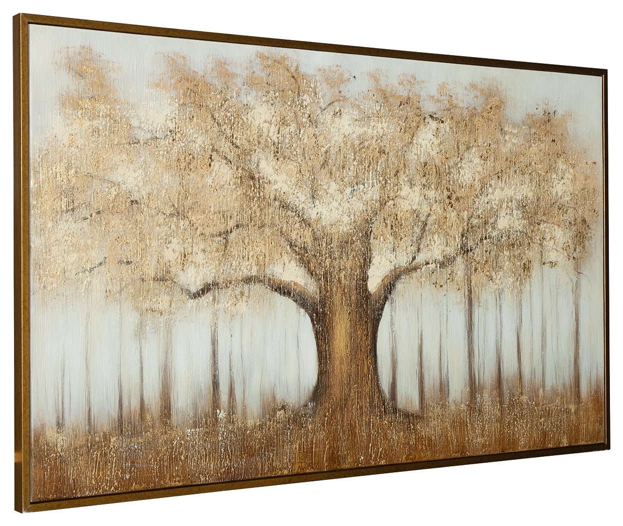 Dalewick Brown/Gray/Gold Finish Wall Art