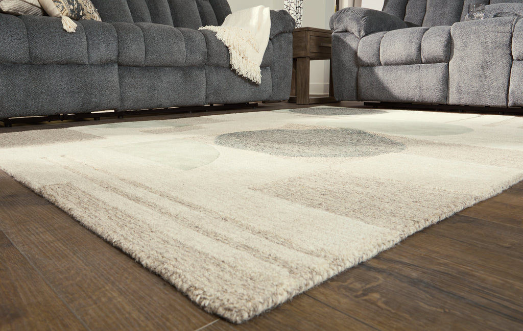 Dallane Linen/Blue/Green 5' x 7' Rug