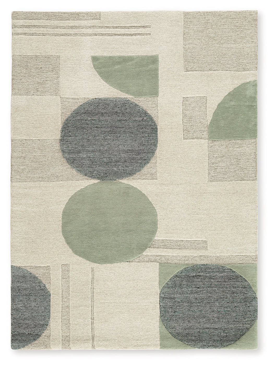 Dallane Linen/Blue/Green 5' x 7' Rug