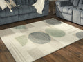 Dallane Linen/Blue/Green 5' x 7' Rug