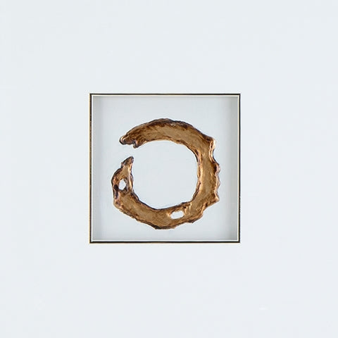 Dallbourne White/Gold Wall Art Set (Set of 4)