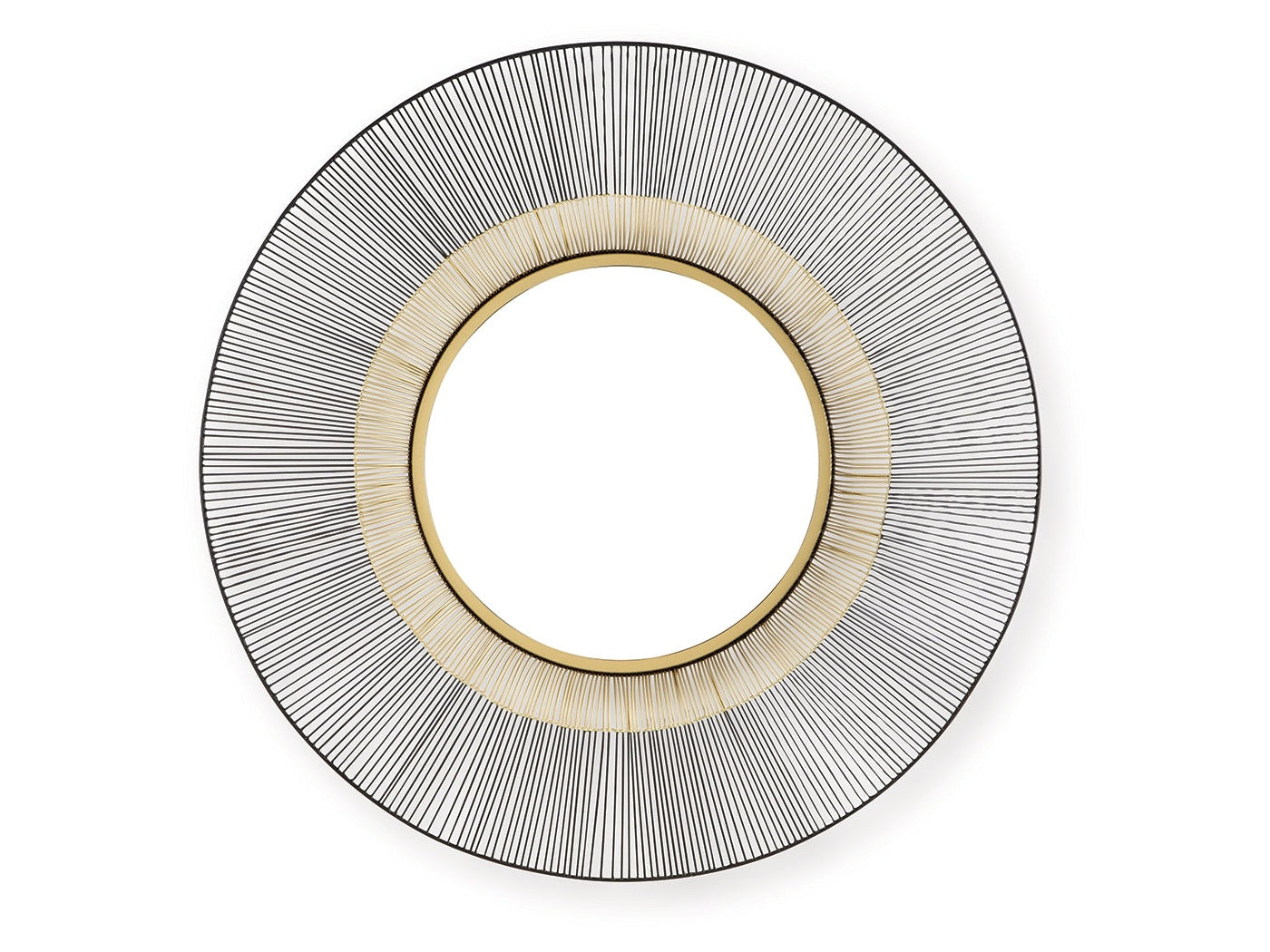 Dallmen Black/Gold Accent Mirror