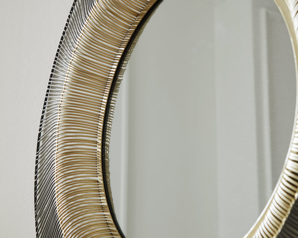 Dallmen Black/Gold Accent Mirror