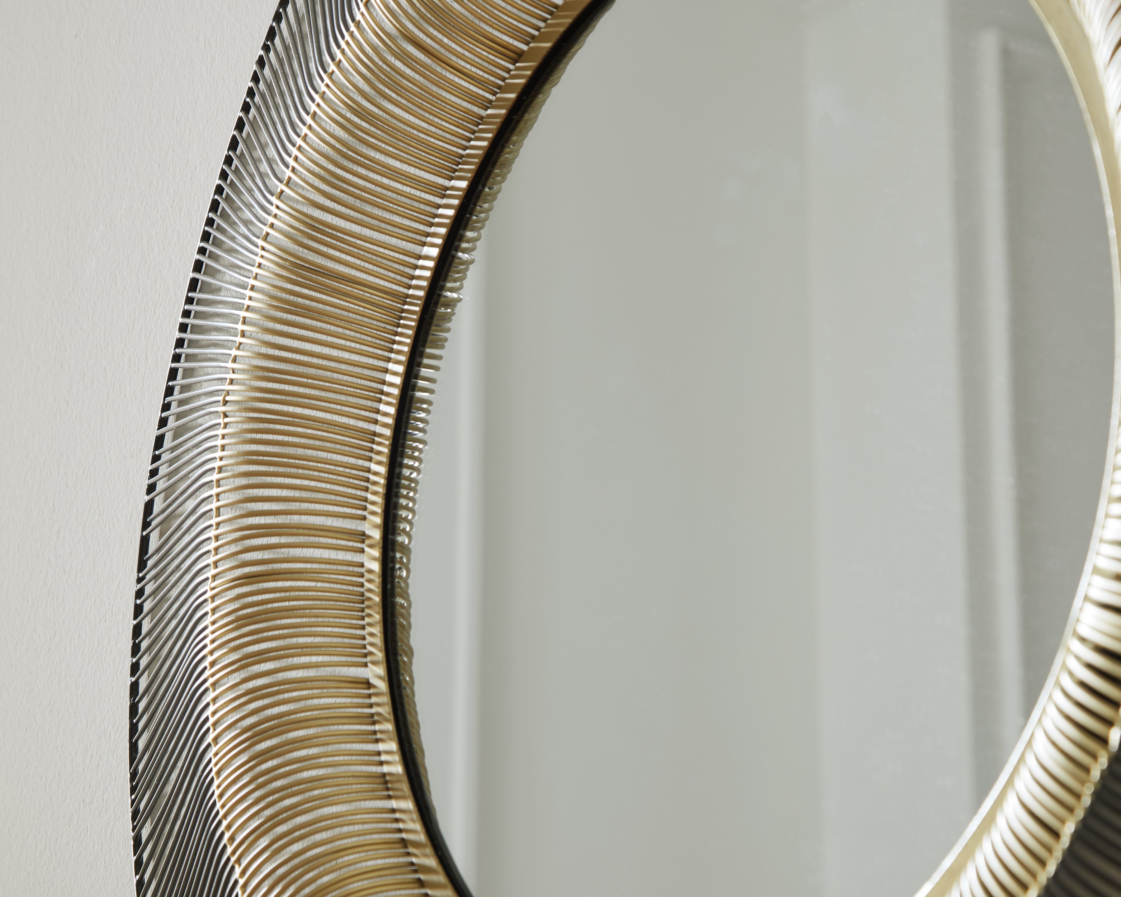 Dallmen Black/Gold Accent Mirror