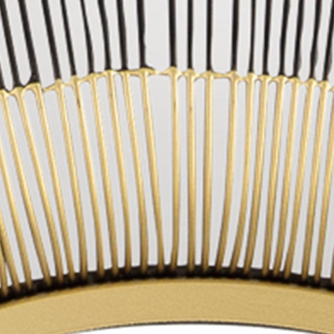 Dallmen Black/Gold Accent Mirror
