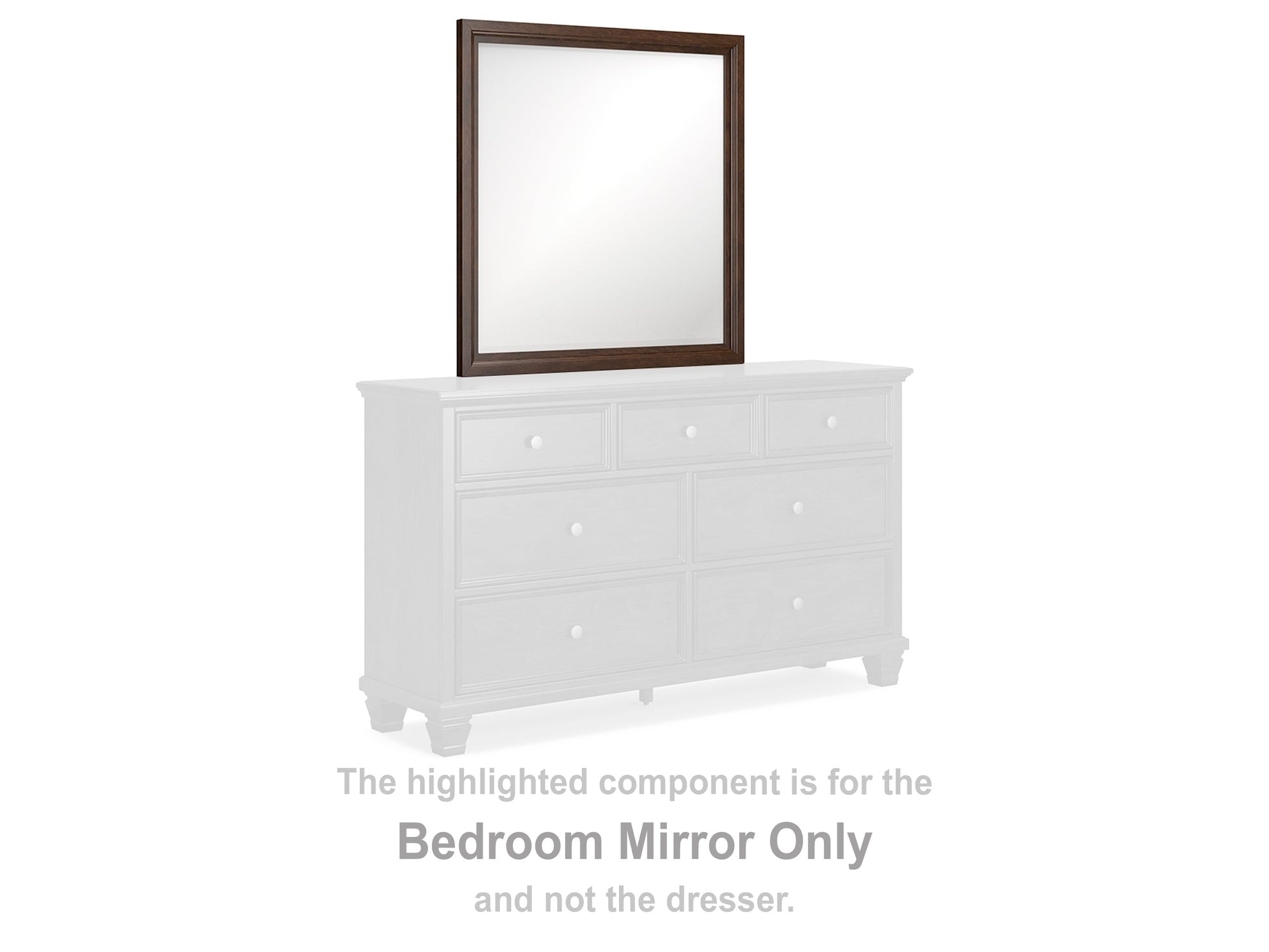Danabrin Brown Bedroom Mirror