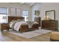 Danabrin Brown California King Panel 5-Piece Bedroom Set