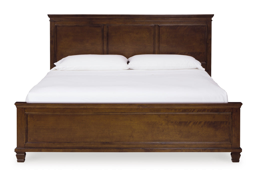 Danabrin Brown California King Panel 5-Piece Bedroom Set