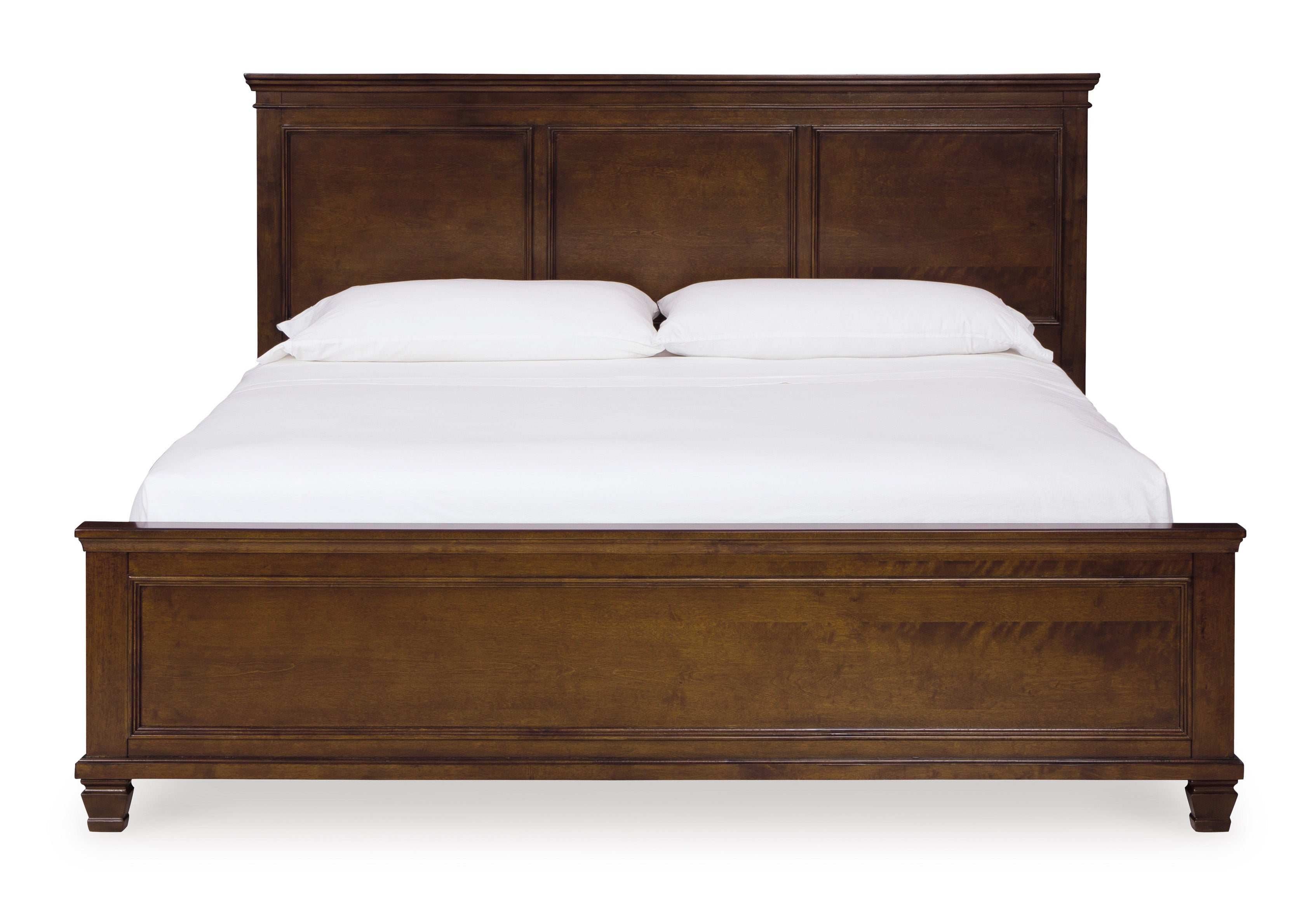 Danabrin California King Panel 6 Pc Bedroom Set w/ 2 Nightstands, Brown