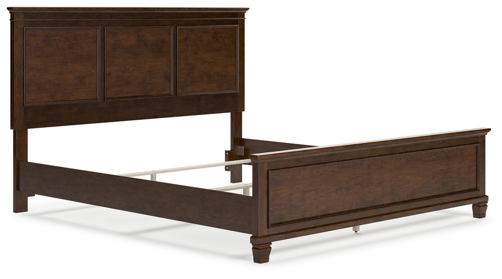 Danabrin Brown California King Panel Bed