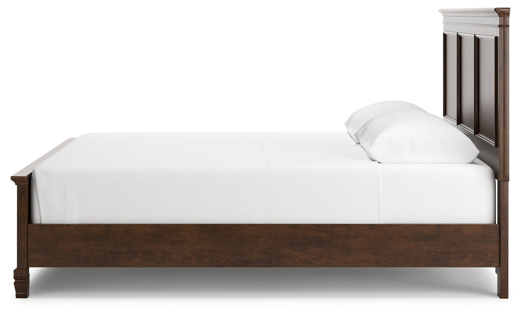 Danabrin Brown California King Panel Bed
