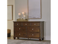 Danabrin Brown Dresser